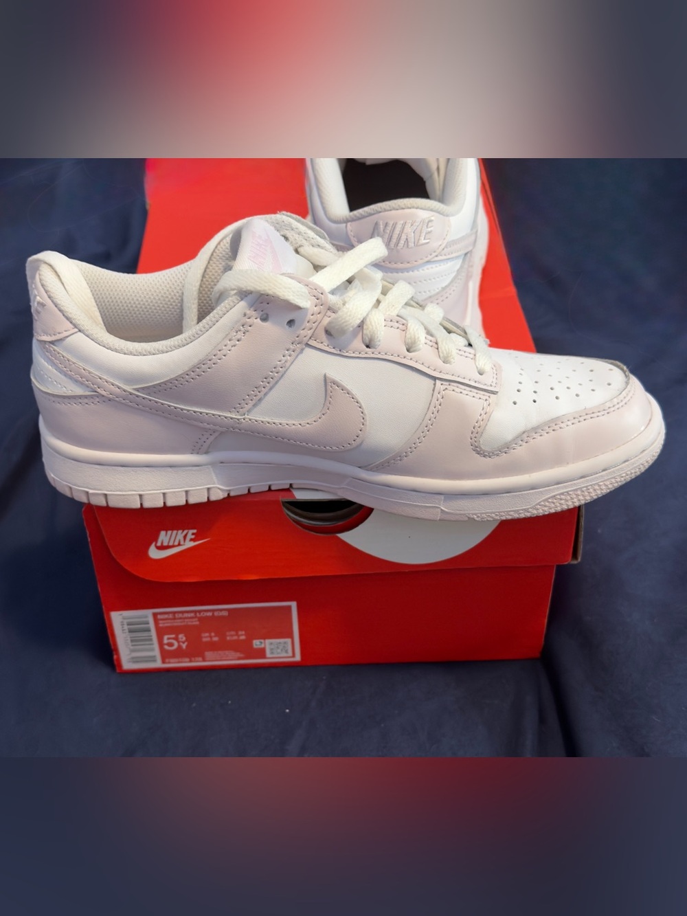 Nike Dunk Low white/light violet - Picture 4 of 5